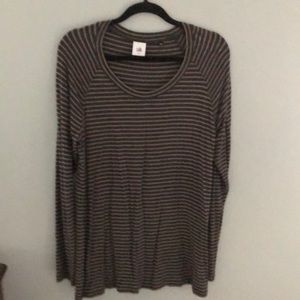 CAbi long sleeved striped tee